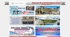 Desktop Screenshot of haymanagazetesi.org